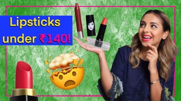 BUDGET FINDS | Lipsticks Under ₹140! [First Impression, Swatch, Review]