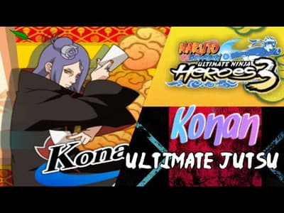 Konan Ultimate Jutsu || Naruto Shippuden Ultimate Ninja Heroes 3 PPSSPP || #shorts #naruto #ppsspp