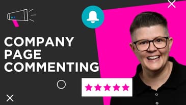 Comment as LinkedIn Company Page