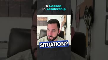 A Lesson in Leadership