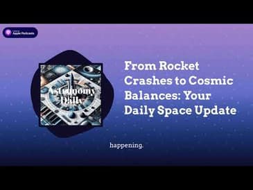 From Rocket Crashes to Cosmic Balances: Your Daily Space Update