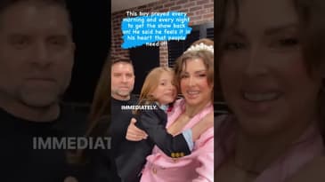 PRAYER WORKS! Daniel has been praying morning and night to get back up! #shorts #childofgod #blessed