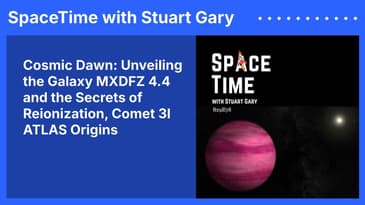 Cosmic Dawn: Unveiling the Galaxy MXDFZ 4.4 and the Secrets of Reionization, Comet 3I ATLAS Origins