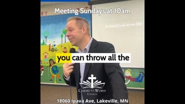 "Be Angry and Do Not Sin" - Jesus Cleansed the Temple