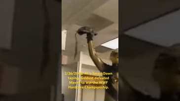 2/26/2002: At a SmackDown taping, Goldust defeated Maven to win the WWF Hardcore Championship. #wwe