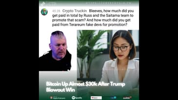 #Bitcoin Up Almost $30k After Trump Blowout Win; Leicester Responds To Questions About #Saitama