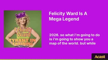 Felicity Ward Is A Mega Legend | Tyrant In Training