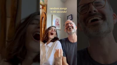 Guess which song we recorded? #letitgo #funnymoments