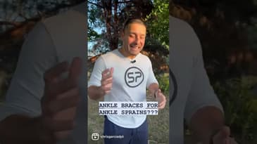 Ankle Bracing For Ankle Sprains? | Dr. Chris Garcia