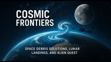 Cosmic Frontiers: Space Debris Solutions, Lunar Landings, and the Quest for Alien Life