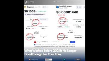 What Worked Before 2021 Is No Longer Good Enough For Your Coin