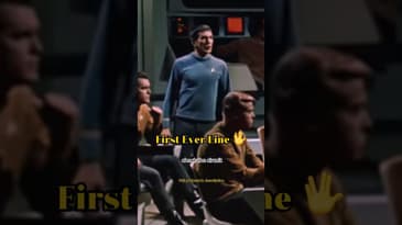 🖖 The First Ever Line in Star Trek? SPOCK Said It! #StarTrekTrivia
