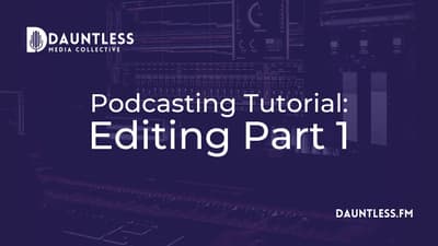 Podcast Editing Tutorial (Dynamic Split in Reaper DAW and Basic Editing Overview)