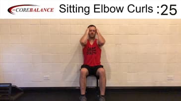 Sitting Elbow Curls - Shoulder/Scapula Mobility | Chris Janke-Bueno