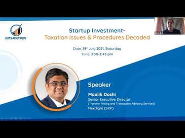Startup Investment: Taxation Issues and Procedures Decoded