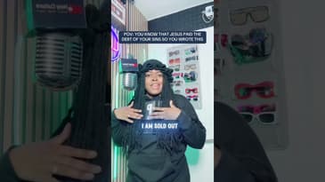 POV: You Know That Jesus Paid The Debt Of Your Sins So You Wrote This