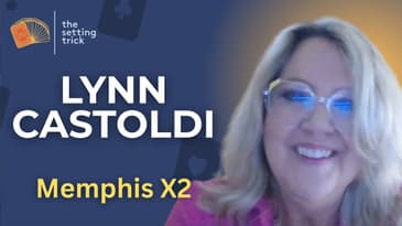 Lynne Castoldi – Winning with Joy, Scarves & Spades