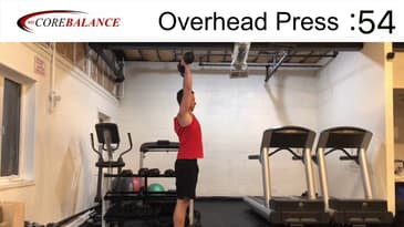 Dumbbell Overhead Press follow-along - Shoulders | Chris Janke-Bueno