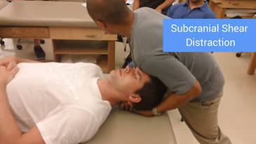 Subcranial/Upper Cervical Shear Distraction