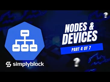 Part 4: Clusters, Nodes and Devices | simplyblock Demo Series
