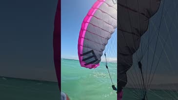 11 year old Santi standing on his first 35L Wing Foil Board!