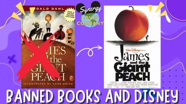 James and the Giant Peach: BANNED  -  Banned Books and Disney