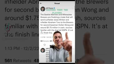 The Mariners trade for Kolten Wong! #shorts #baseball #mlb #mariners #brewers