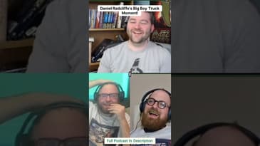 Get ready to laugh at Daniel Radcliffe's hilarious big boy truck moment! with @aretemedia