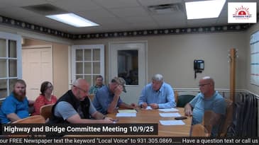 Highway and Bridge Committee Meeting  10/9/2025