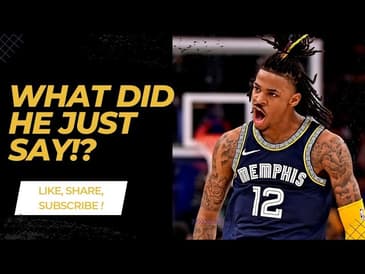 Ja Morant makes a bold statement to the NBA! #jamorant