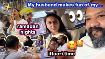 UNCUT VLOG BANTERING With My Husband | Mohammed Ali Road During Ramadan | Aanam C