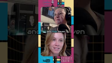 Accidental fan-girling #fyp #startrek #podcast #startrekpicard #interview