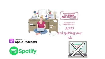 How to leaving your job and start your own ADHD-friendly business! | Weeniecast