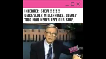 Blues Clues? Steve who? Gen X & Elder Millennials only answer to Mister Rogers!