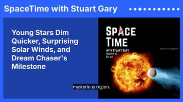 Young Stars Dim Quicker, Surprising Solar Winds, and Dream Chaser's Milestone