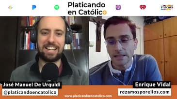 Enrique Vidal, niñez sin Dios, orar por famosos en rezamosporellos.com y evangelizar por Tik Tok