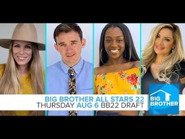 Big Brother All-Stars | BB22 Cast Draft LIVE Thursday, August 6th 8e/5p