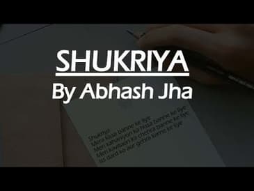 SHUKRIYA | Rhyme attacks poetry