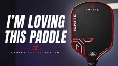Thrive Ignite Paddle Review: Soft Feel, Dynamic Power, Durable Grit