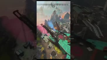 Gibby with the downhill freestyle landing in #apexlegends