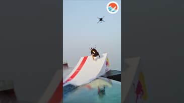 Brian Grubb talks with Foil Life Podcast about his Wakeskate to BASE jump in Dubai