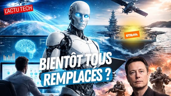 L'actu tech du 21/03 : L'IA et les cols blancs, Starlink, Strava leaks, robot fou