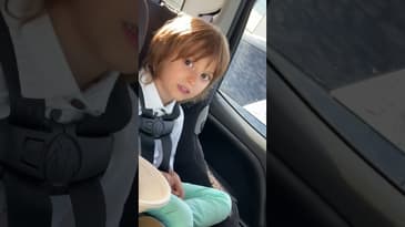 After a podcast baby Daniel wanted to do another interview. #shorts #podcasts #toddlerlife