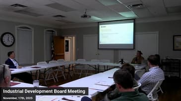 Industrial Development Board Meeting
