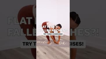 Try these 3 Exercises for flat feet!