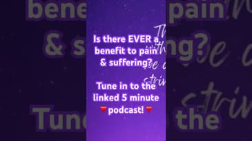 Why is there pain & suffering in the world? Tune in for one reason... #prayer #bible #mentalhealth