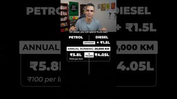 PETROL vs DIESEL - kaunsi GAADI leni chahiye?! | Ankur Warikoo #shorts