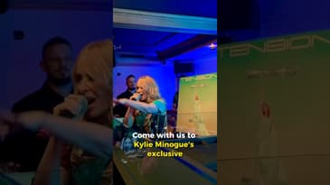 Kylie Minogue’s “Tension II” album release party in NYC