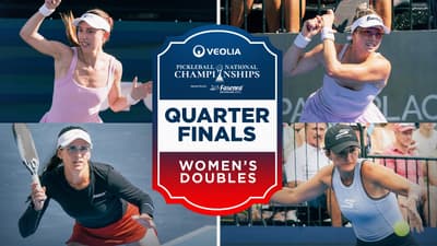 Todd/Rohrabacher v Sewing/Parenteau at the Veolia Pickleball National Championships