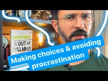 Choices in our lives need to be about what we eliminate rather than what we choose